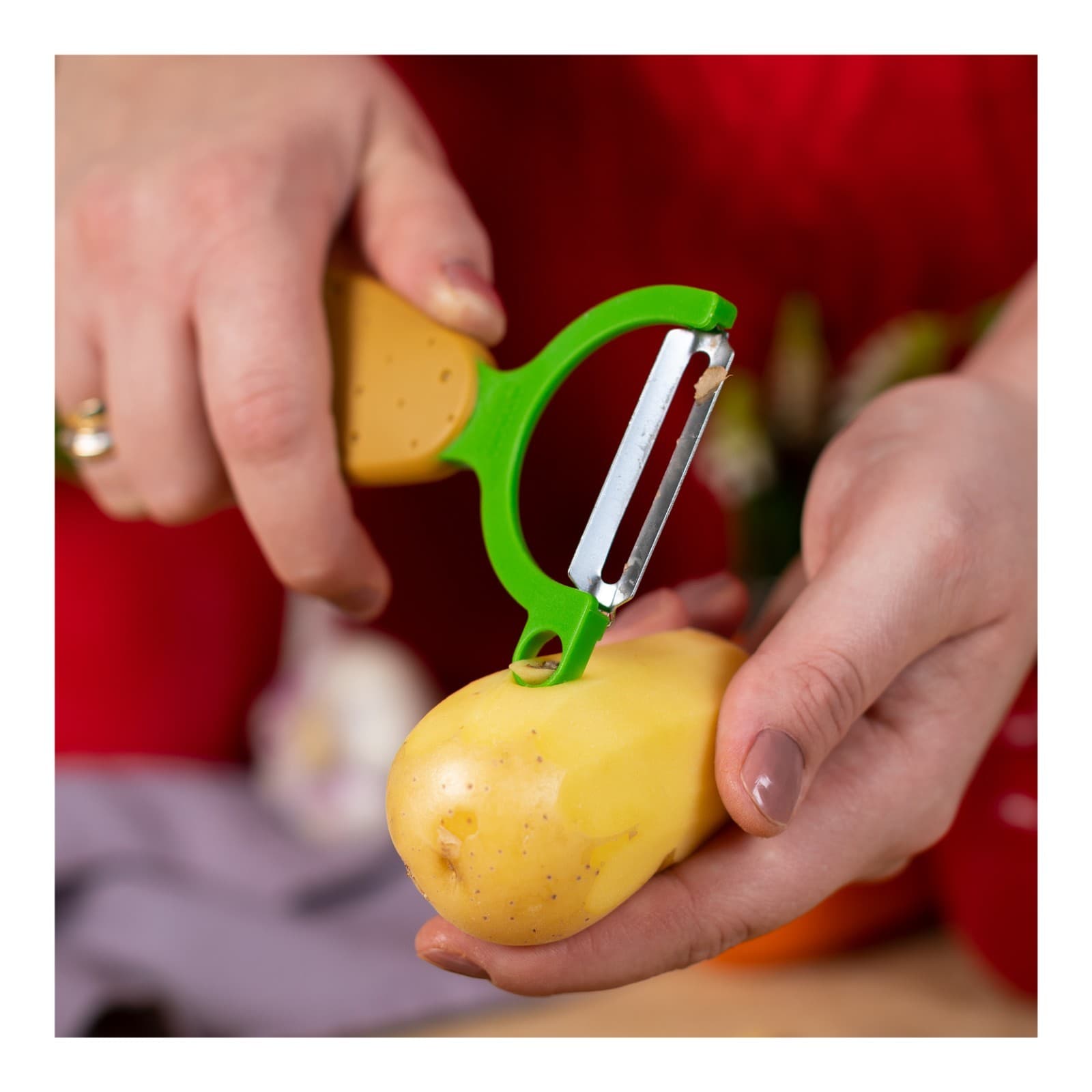 KUHN RIKON Peeler Veggie set carrot / potato / tomato 3 pcs Julliene, Straight, 3