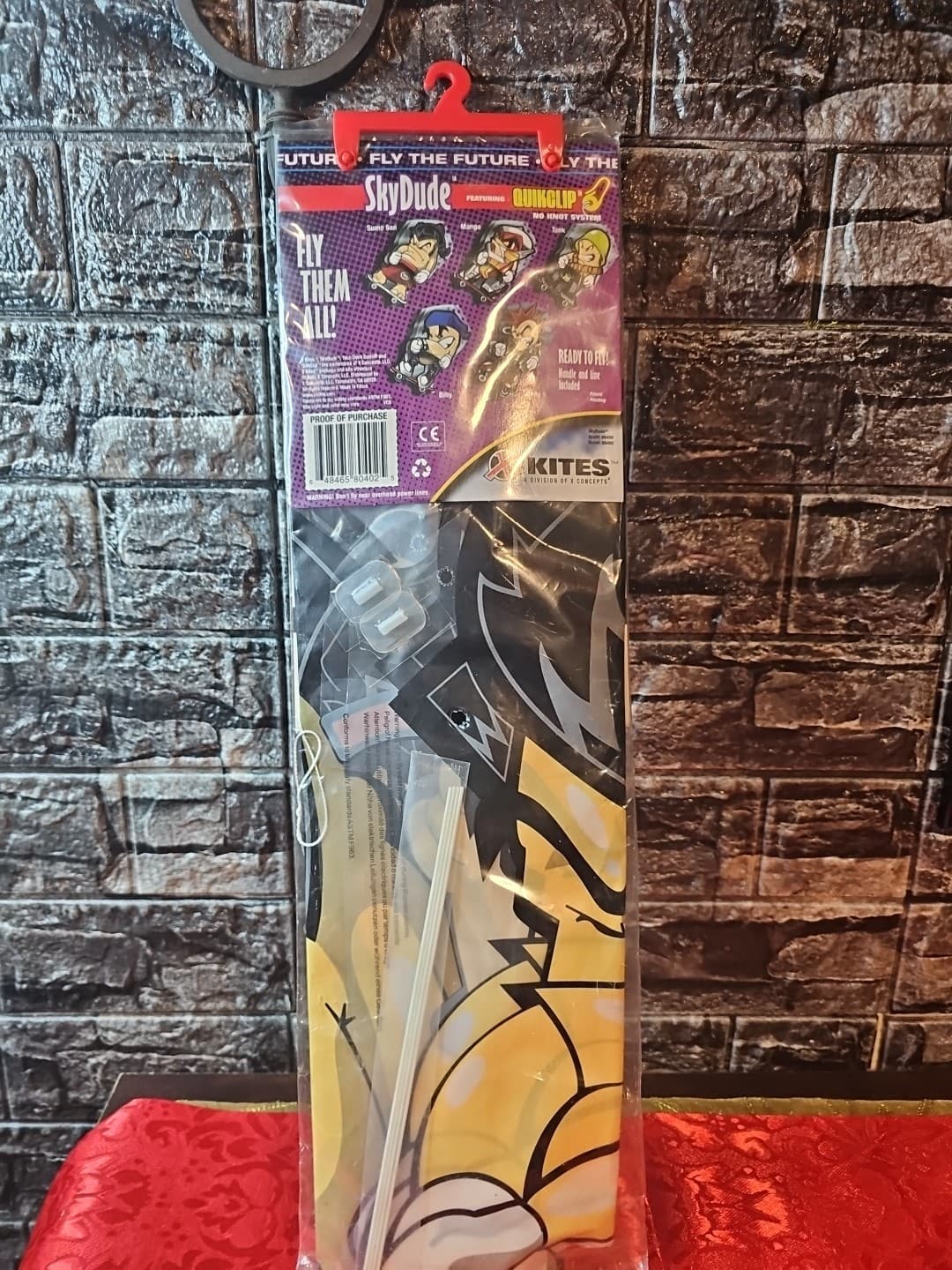 Vintage 2002 Y2K Tech Dech X-Kites 3-D 28” Skydude Sumo San New Sealed Rare 2