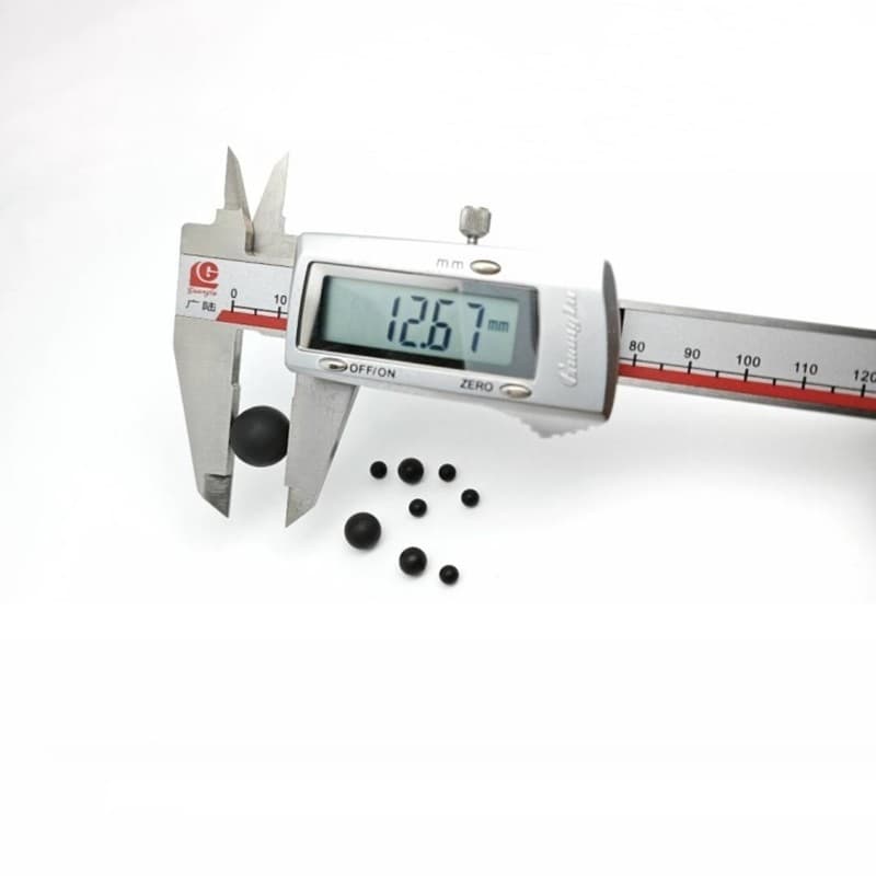 Black Nitrile Rubber Balls NBR Solid Ball Oil Resistant Fuel Petrol 4mm ~ 12.7mm 6