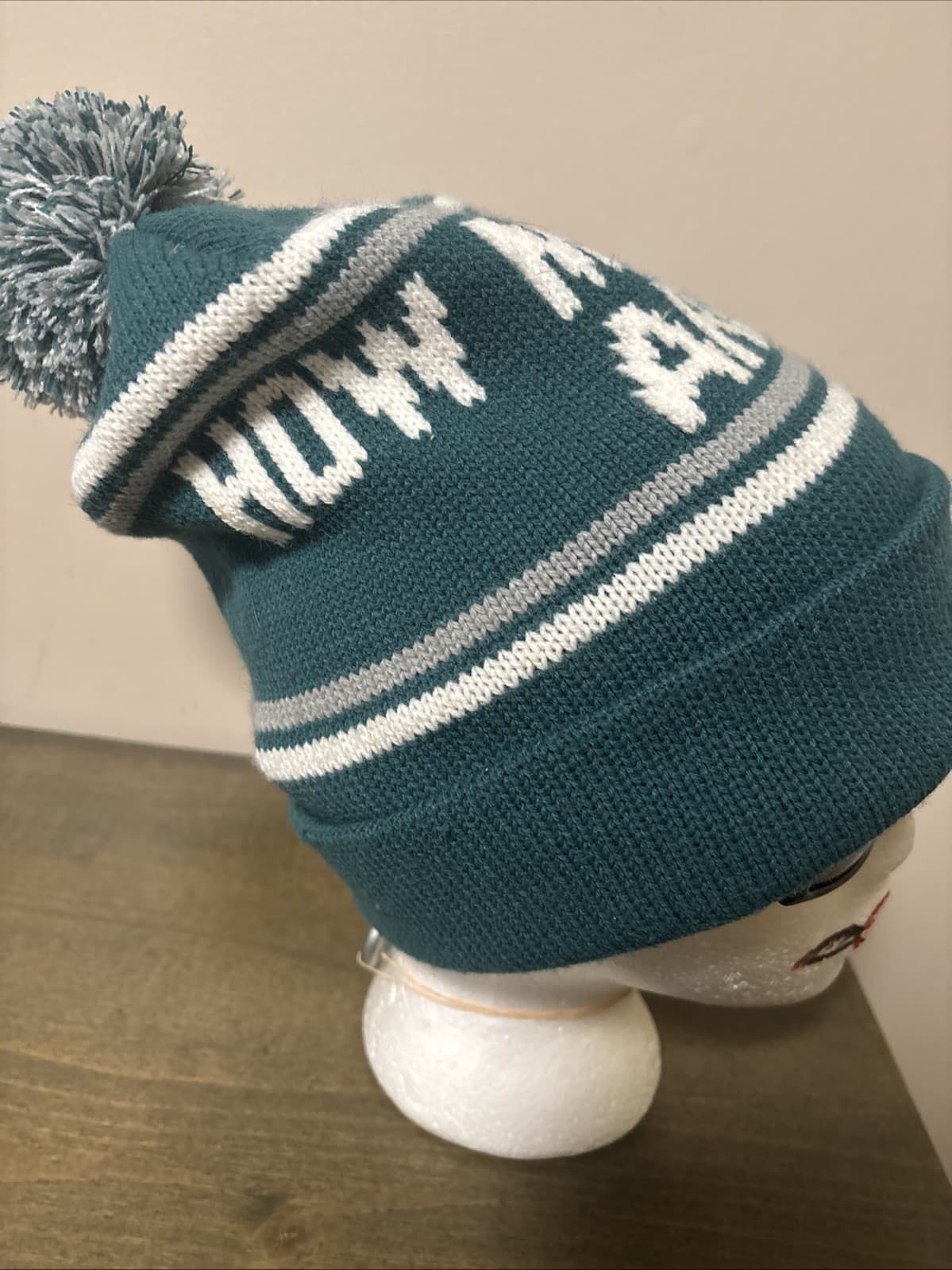 Phish Dry Goods Knit Beanie Hat - How Many People Are You - Winter Pom Cap Green 5