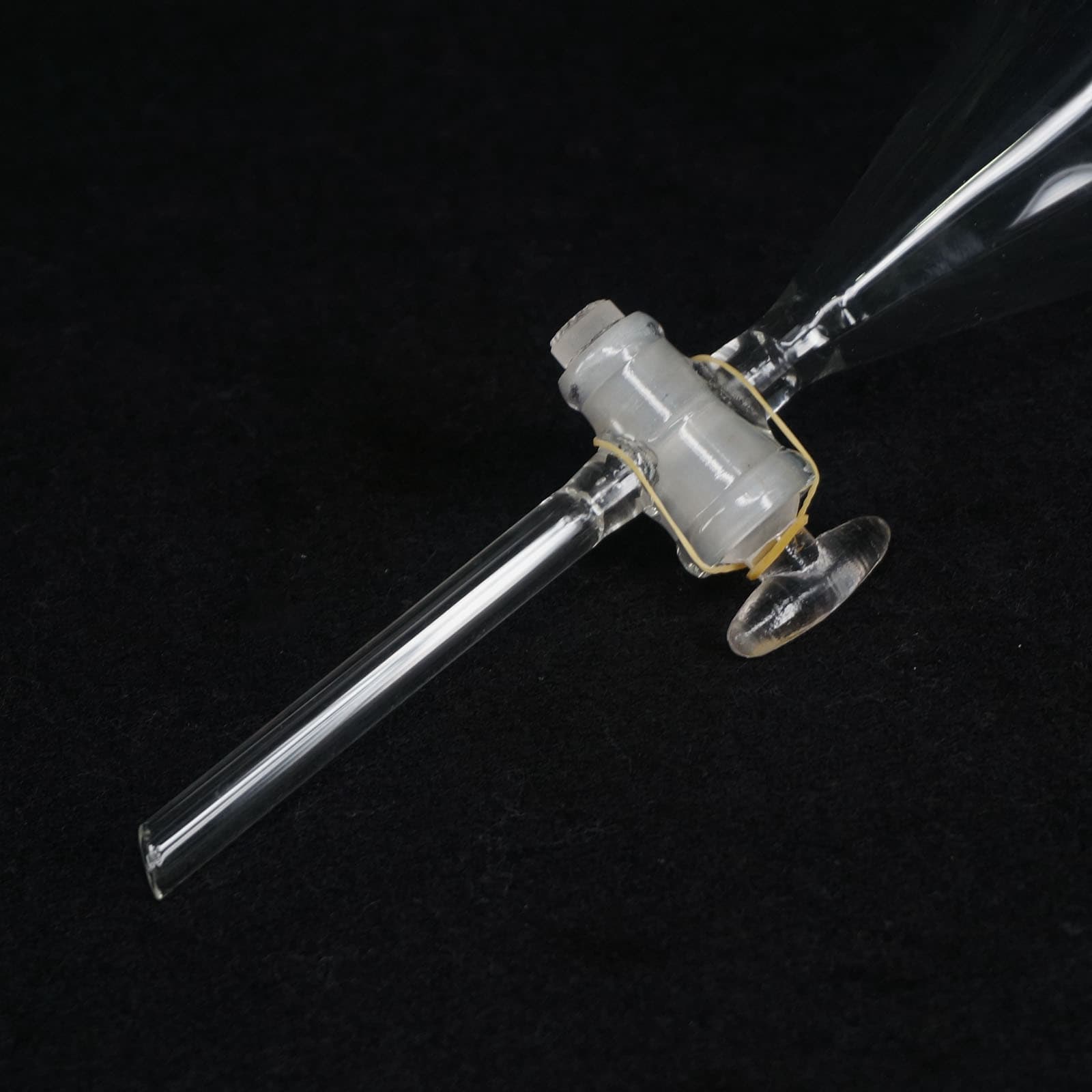 60-2000ML Standard Stopper Pear Shaped Separatory Funnel with Glass Stopcock 2