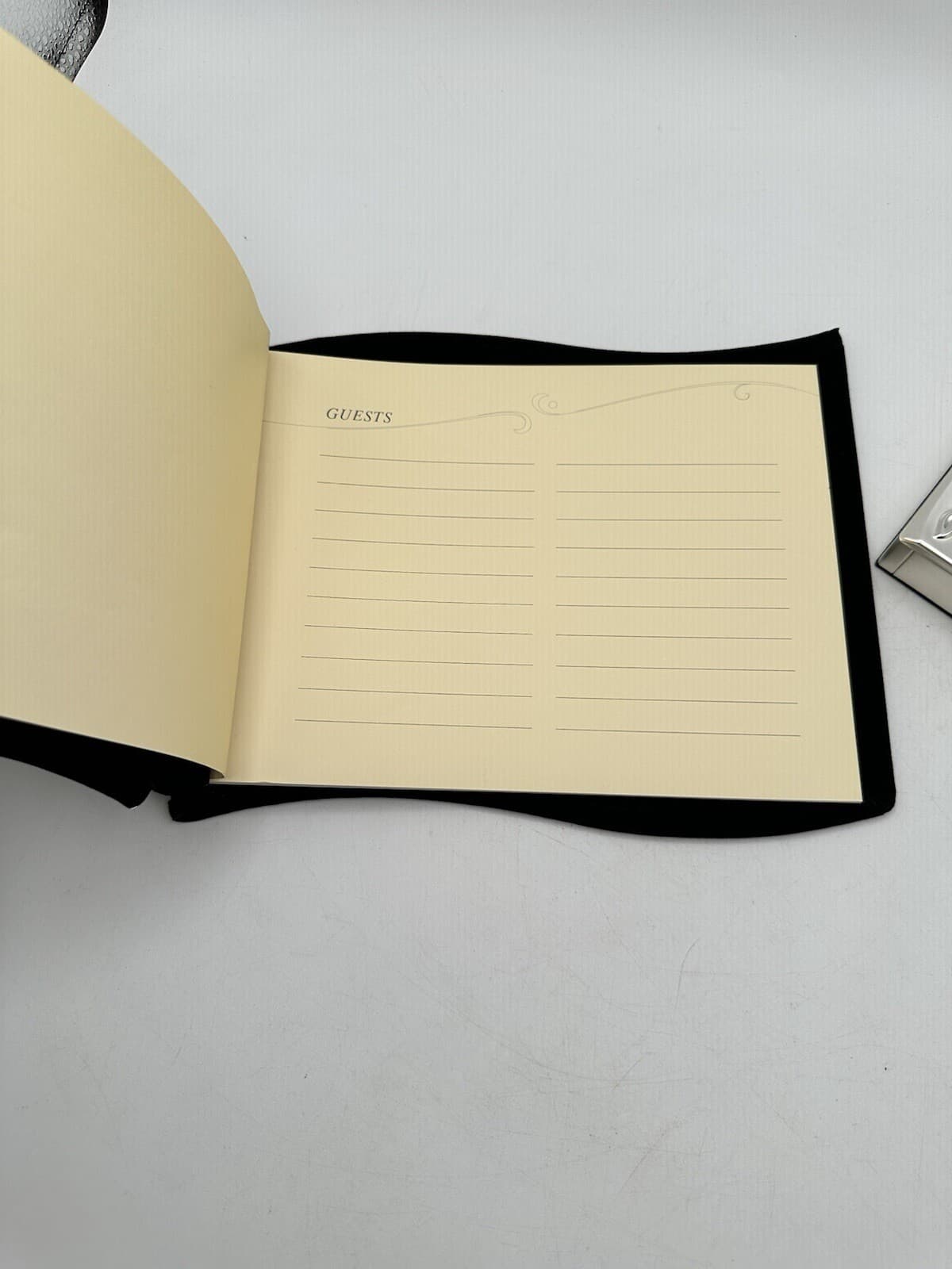 Lenox Opal Innocence Event Guestbook With Pen Silverplated 15 Dual Sided Pages 4