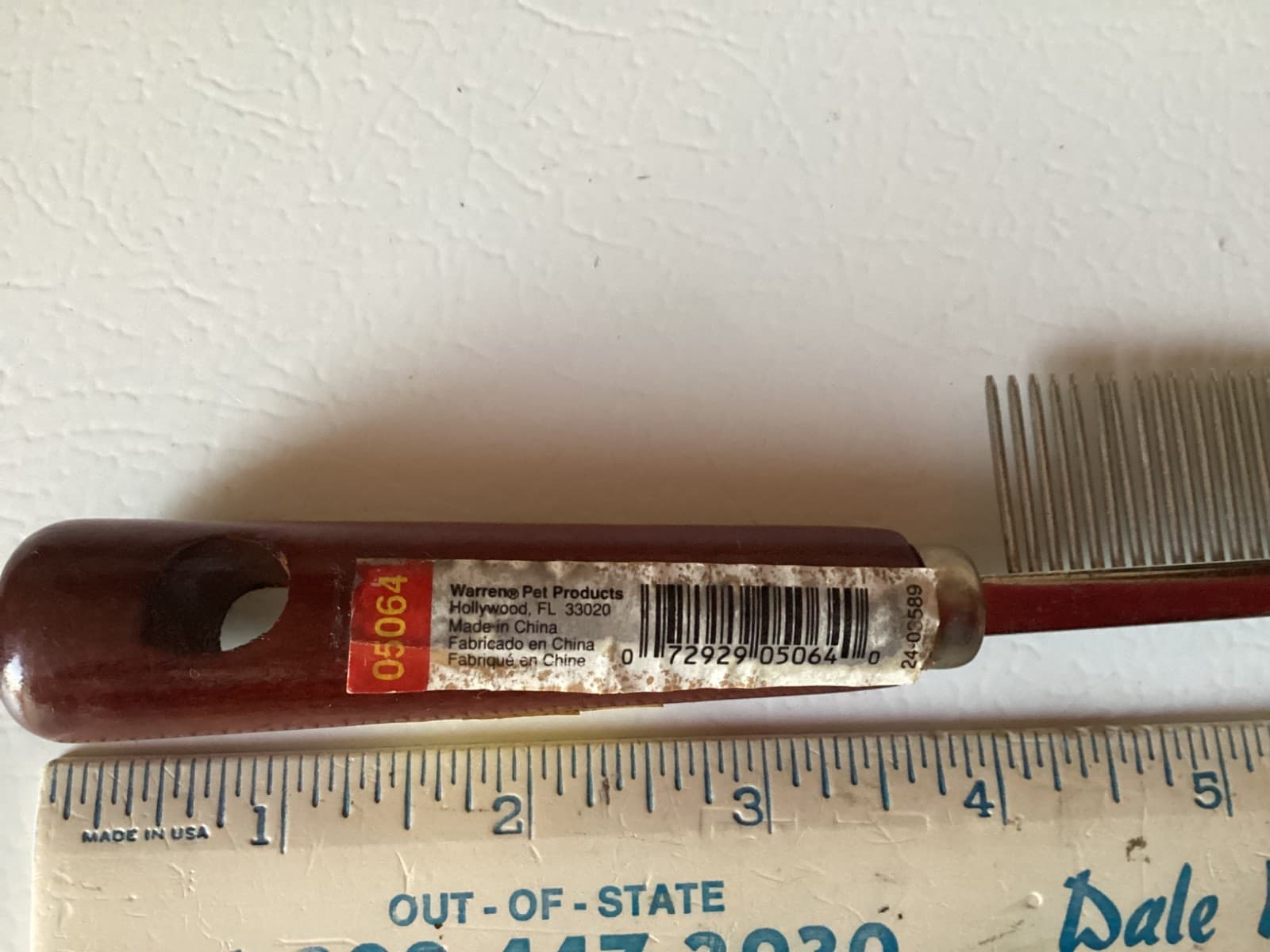 Horse Grooming Mane Comb 8" Aluminium, wooden handle Grooming Tool 5