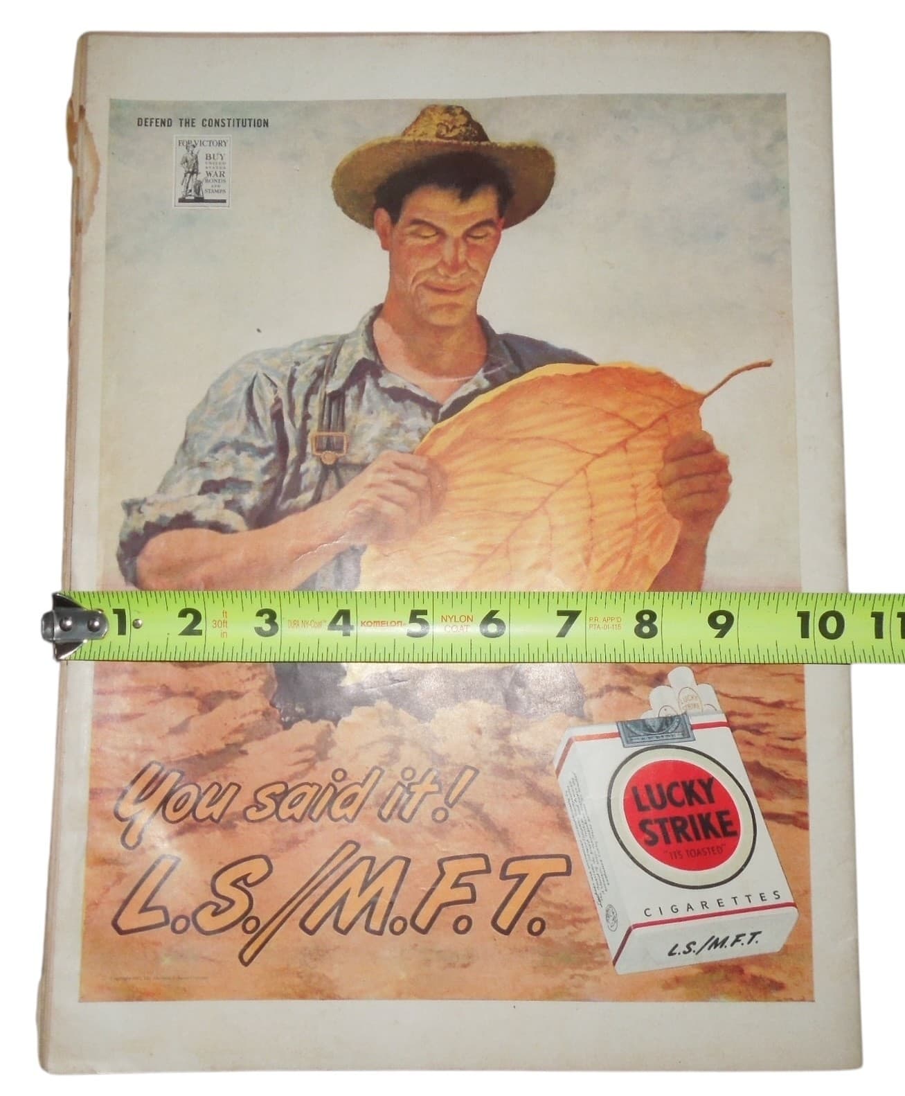 Original WWII US Army Most Decorated Soldier Life Magazine AUDIE MURPHY MOH 3