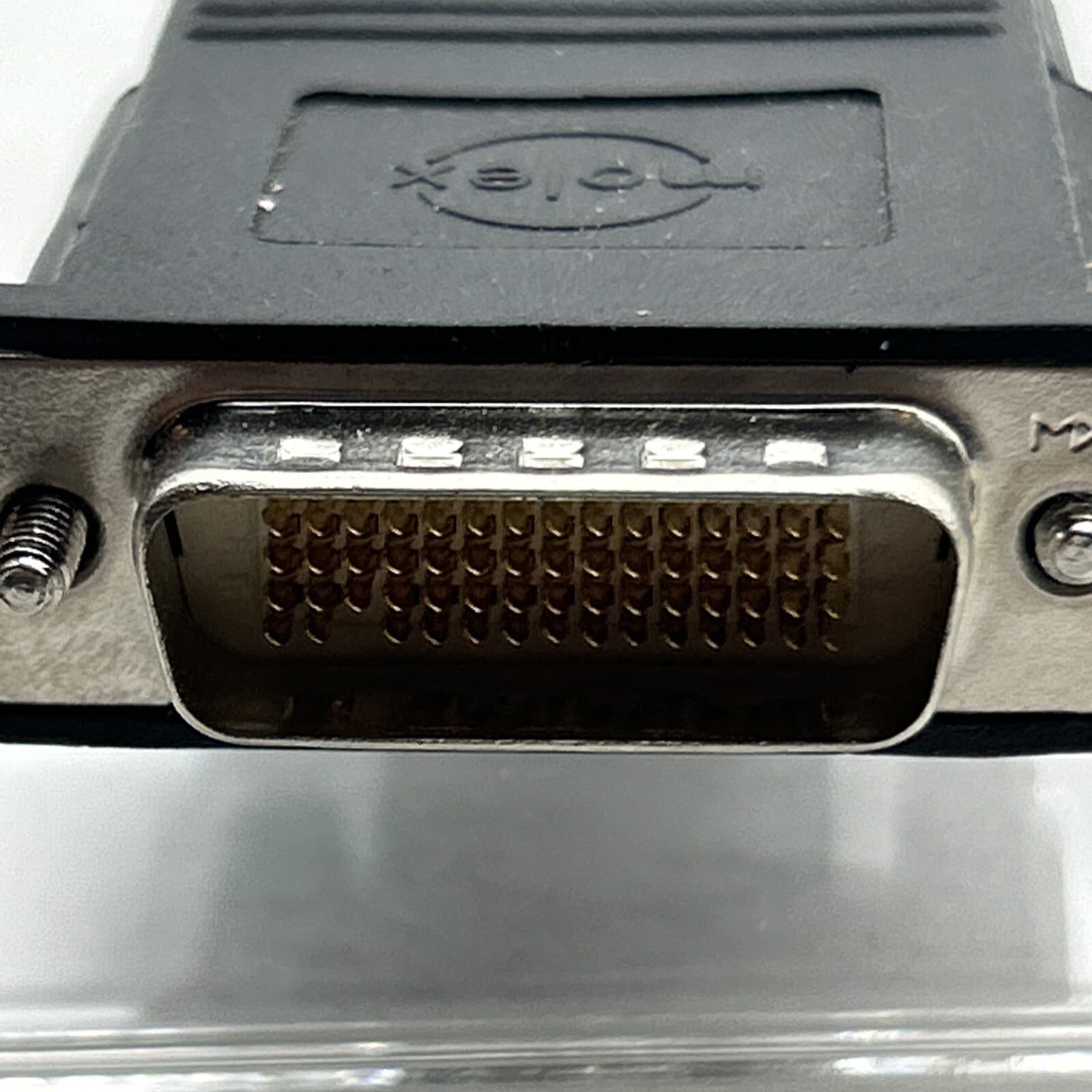 Molex DMS-59 Dual VGA DVI Y Cable Splitter Adapter Male to (2) VGA Female 8" 3