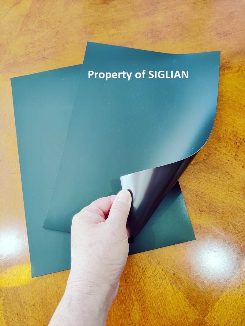BLACK Magnet Sheet 12" x 8.5" (1 SHEET of 30 mil Thick) 2