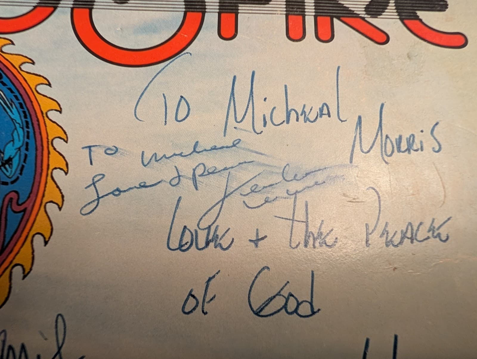 Signed Autograph Earth, Wind & Fire PROMO LP 5