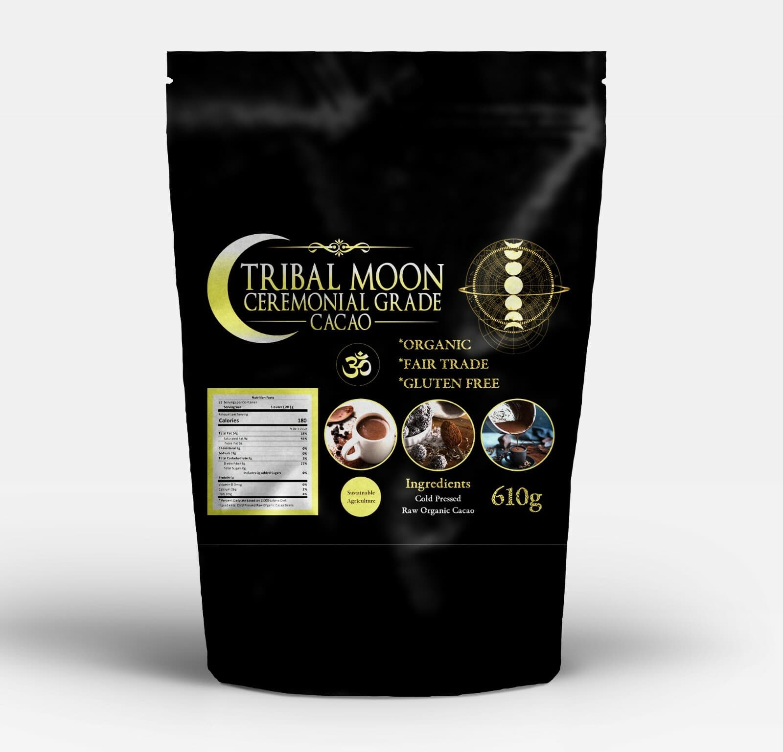 BULK 1.22kg Tribal Moon Ceremonial Grade Cacao - ON SALE NOW 6