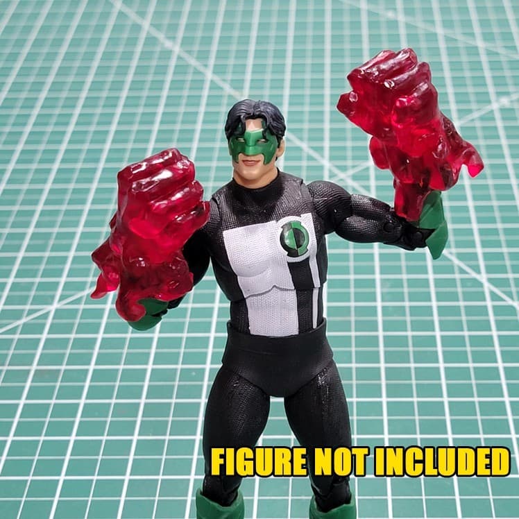 Custom Resin Flame  Fists Constructs 1:10 scale for Lantern figures 2