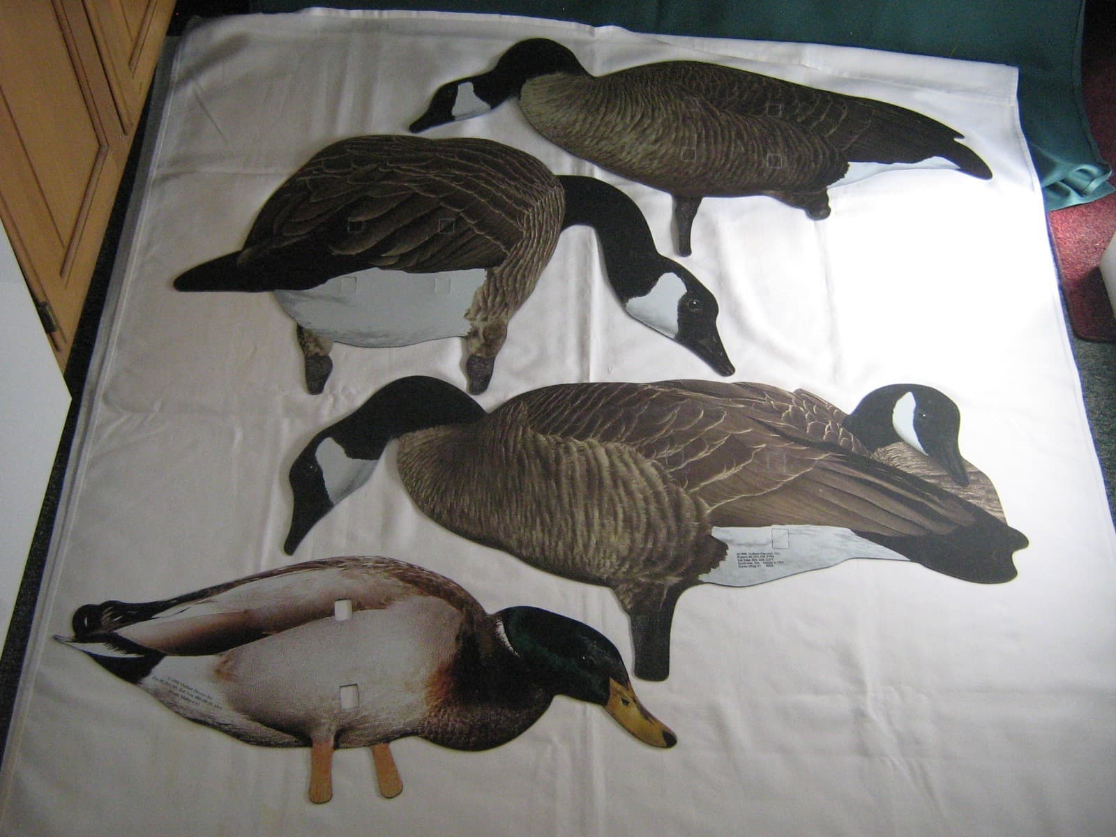 CANADA GOOSE DECOYS OUTLAW SUPER MAGNUM 2002 Set of 6 w/ Extra Stakes  *New* 3