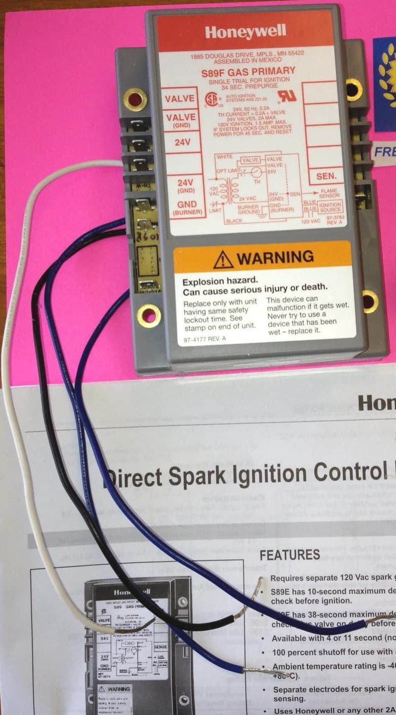 HONEYWELL Resideo S89E1058, S89E-1058, S89E 1058 DIRECT SPARK IGNITION MODULE 3