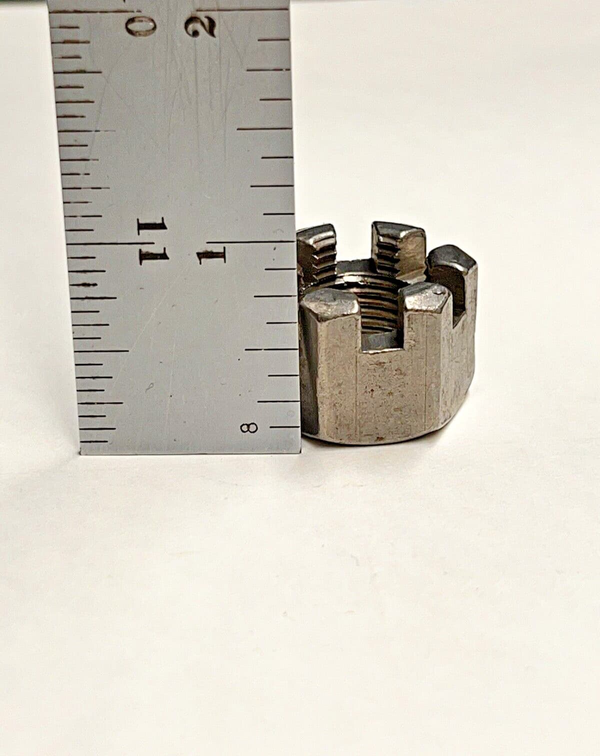 (4) 5/8-18 Slotted Hex Castle Nut Cotter Pin Lock .625-18 Fine UNF 11/16" High 2