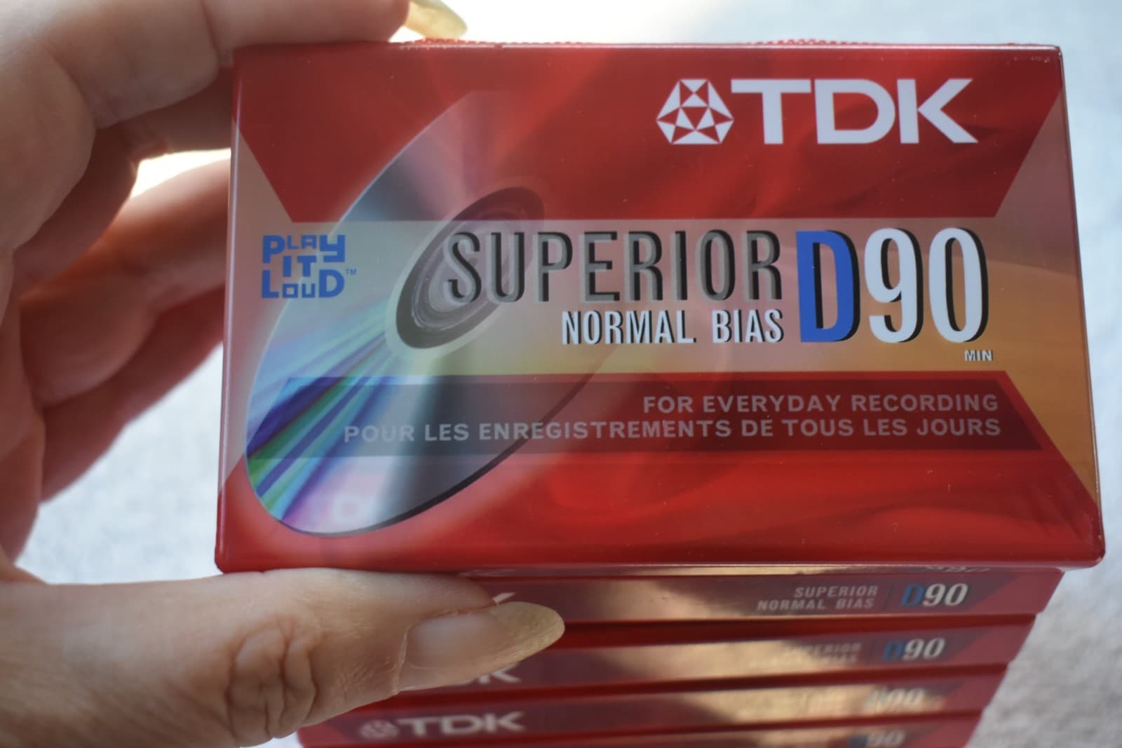 Vintage Lot Of 5 TDK D90 High Output & 7 Superior D90 Blank Audio Cassette Tapes 3