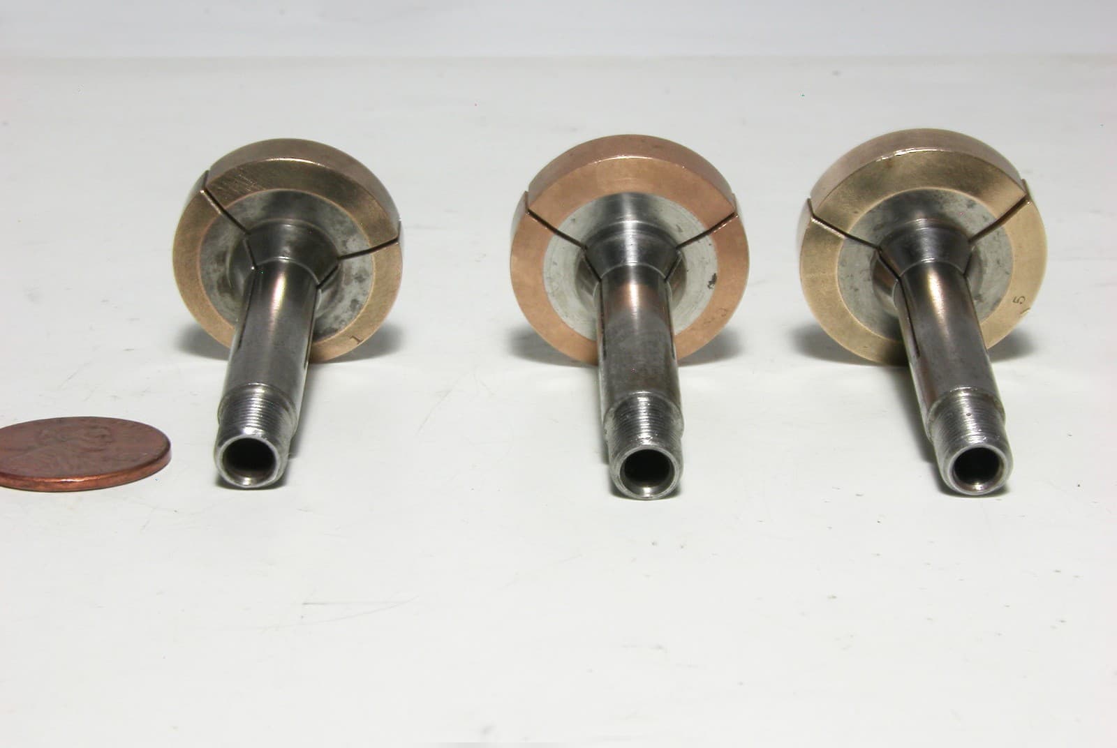 Vintage Watchmaker 8mm Concave/Internal Step Chucks, Size 1, 3, & 5 4