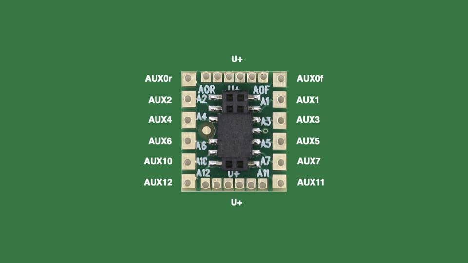 Nixtrainz NTZ5 Decoder Buddy V5B | 12 Output | 2.2K resistors  21 Pin Main Board 4