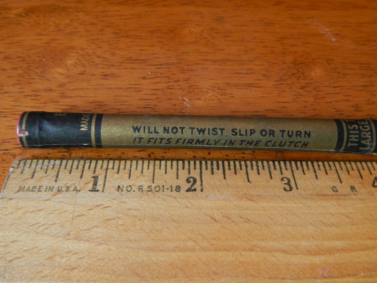 Eversharp ~ Black Square 4'' Leads [4H] One Tube ~ Mechanical Pencil Vtg USA ~  5