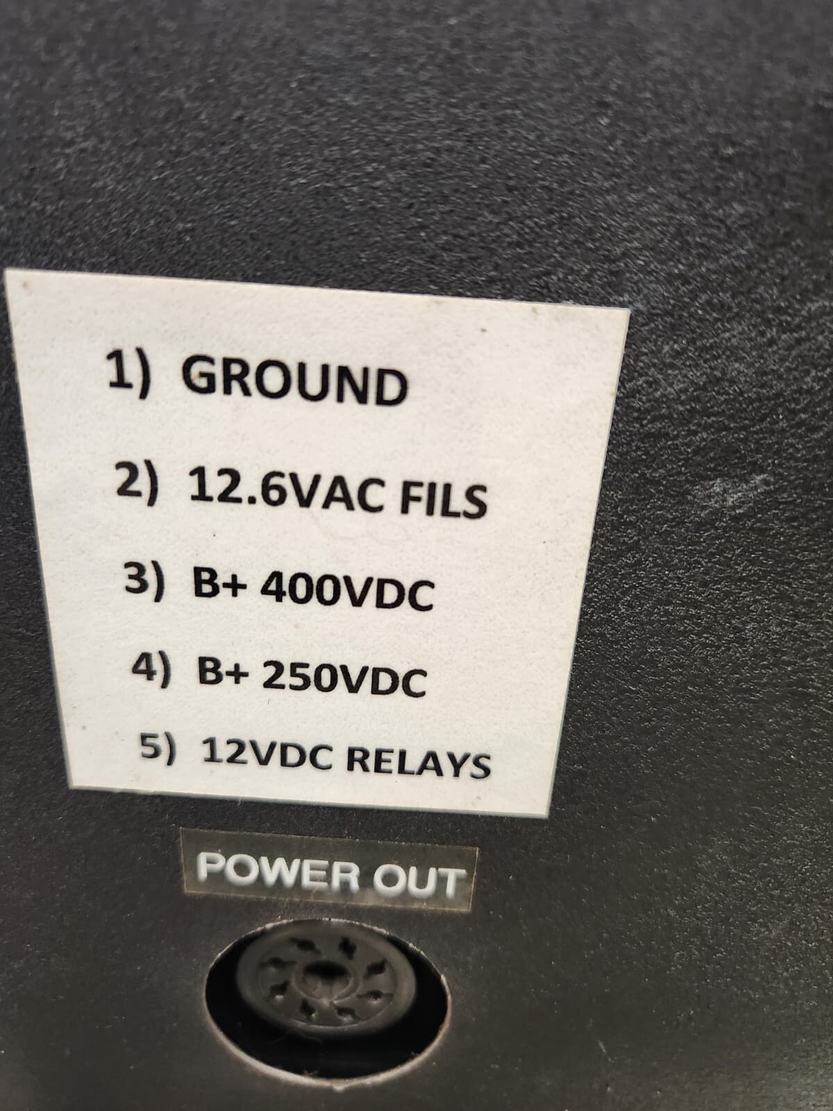 TCS-12 ? Transmitter Power supply. 12.6v, 400vdc, 250vdc, 12vdc relay, 6
