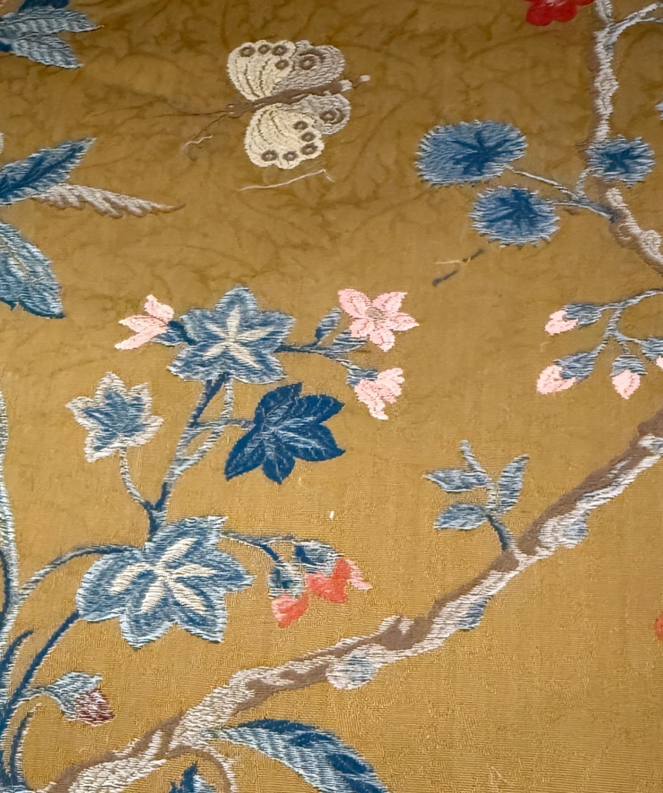 High End Designer Scalamandre Floral Brocade Piece  ZZ588B 5