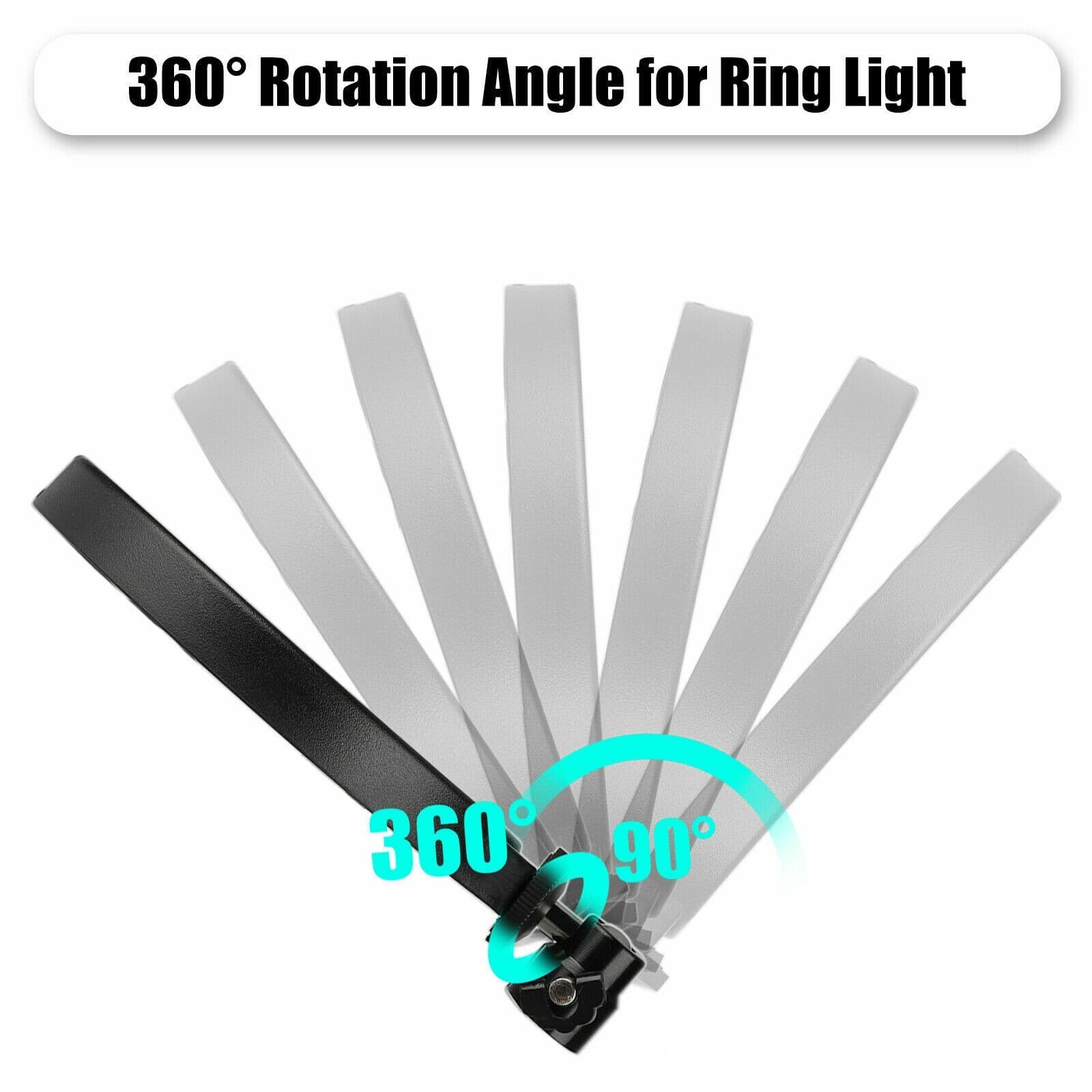 10" RGB Beauty Fill Light LED Ring w/Tripod Stand Dimmable Kit for Phone Stream 5