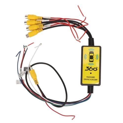 Car Backup Camera Splitter Switch 4 Input, 1 Output Intelligent Car Video  2