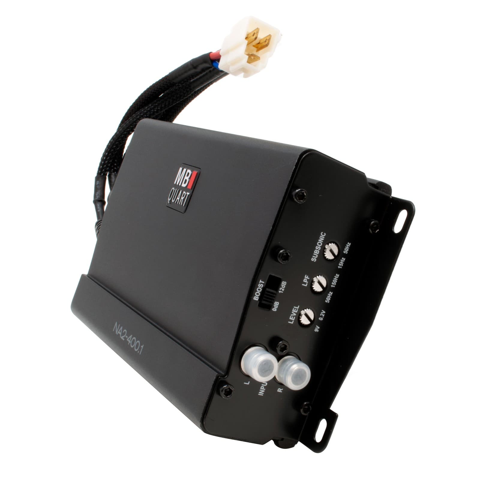 MB Quart NA2-400.1 compact 400 watt mono Powersports amplifier for subwoofers 2