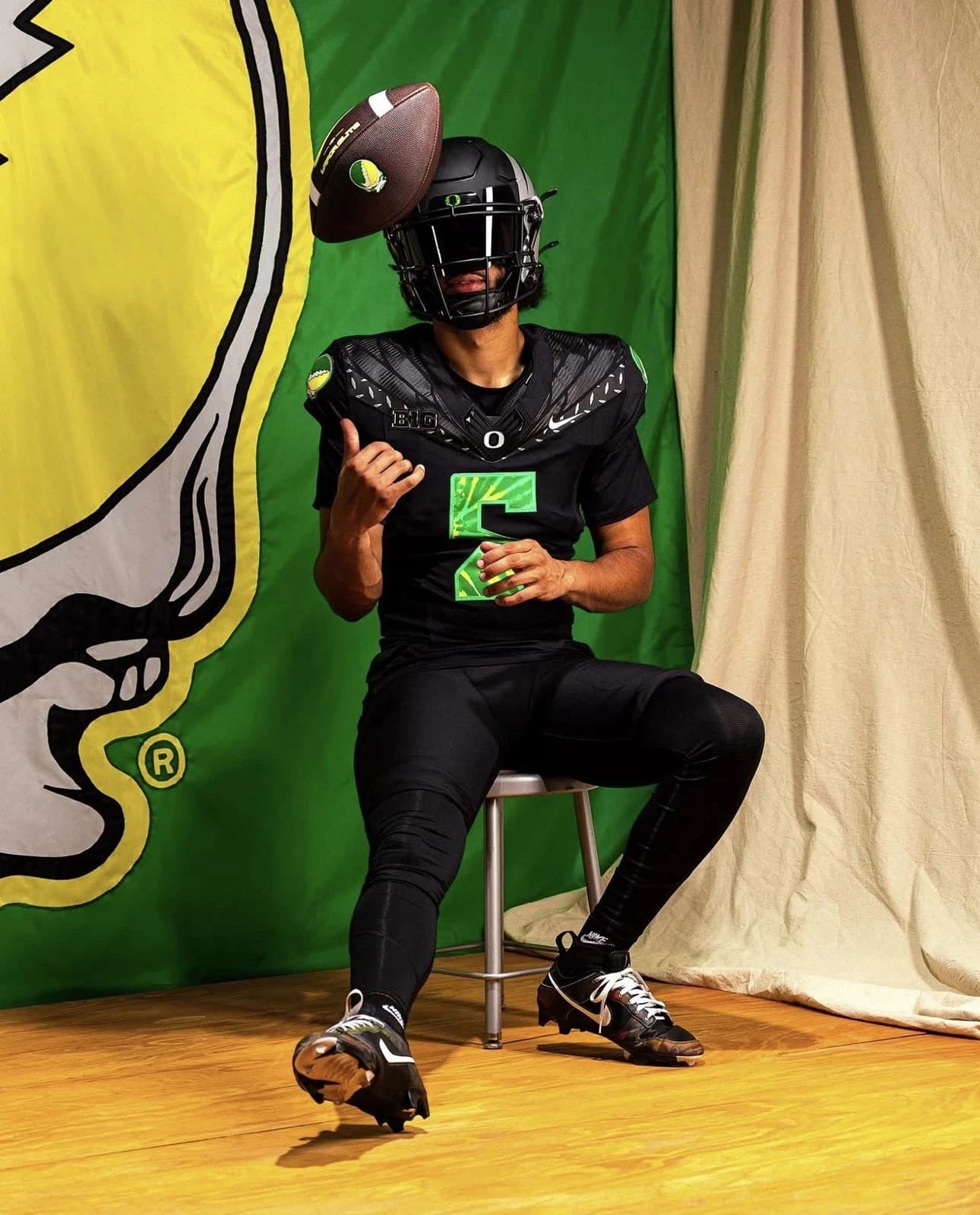 SOLD OUT & IN HAND Oregon “Grateful Ducks”  Nike Vapor Elite Official Game Ball 3