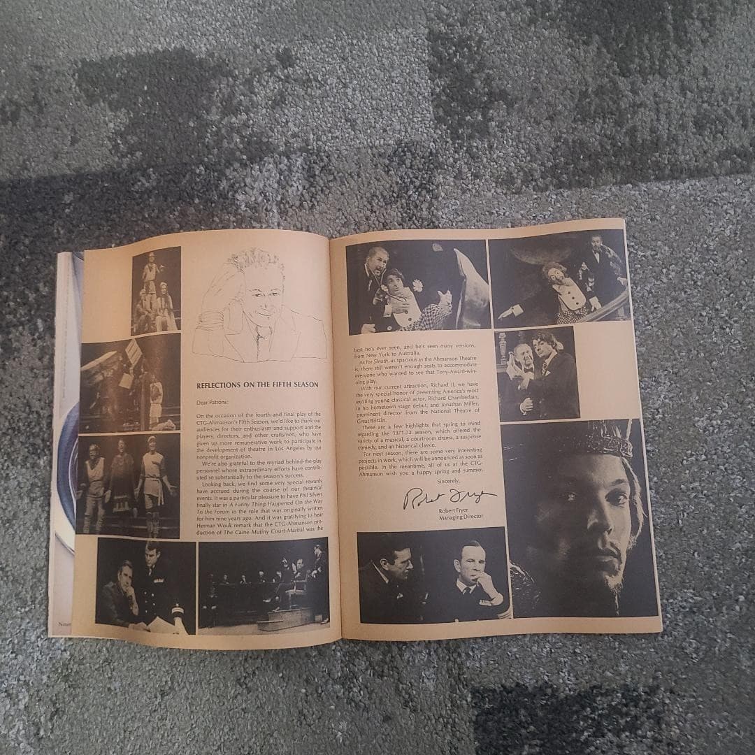 Performing Arts The Music Center Mar 1972 - Richard II Richard Chamberlain Play 4