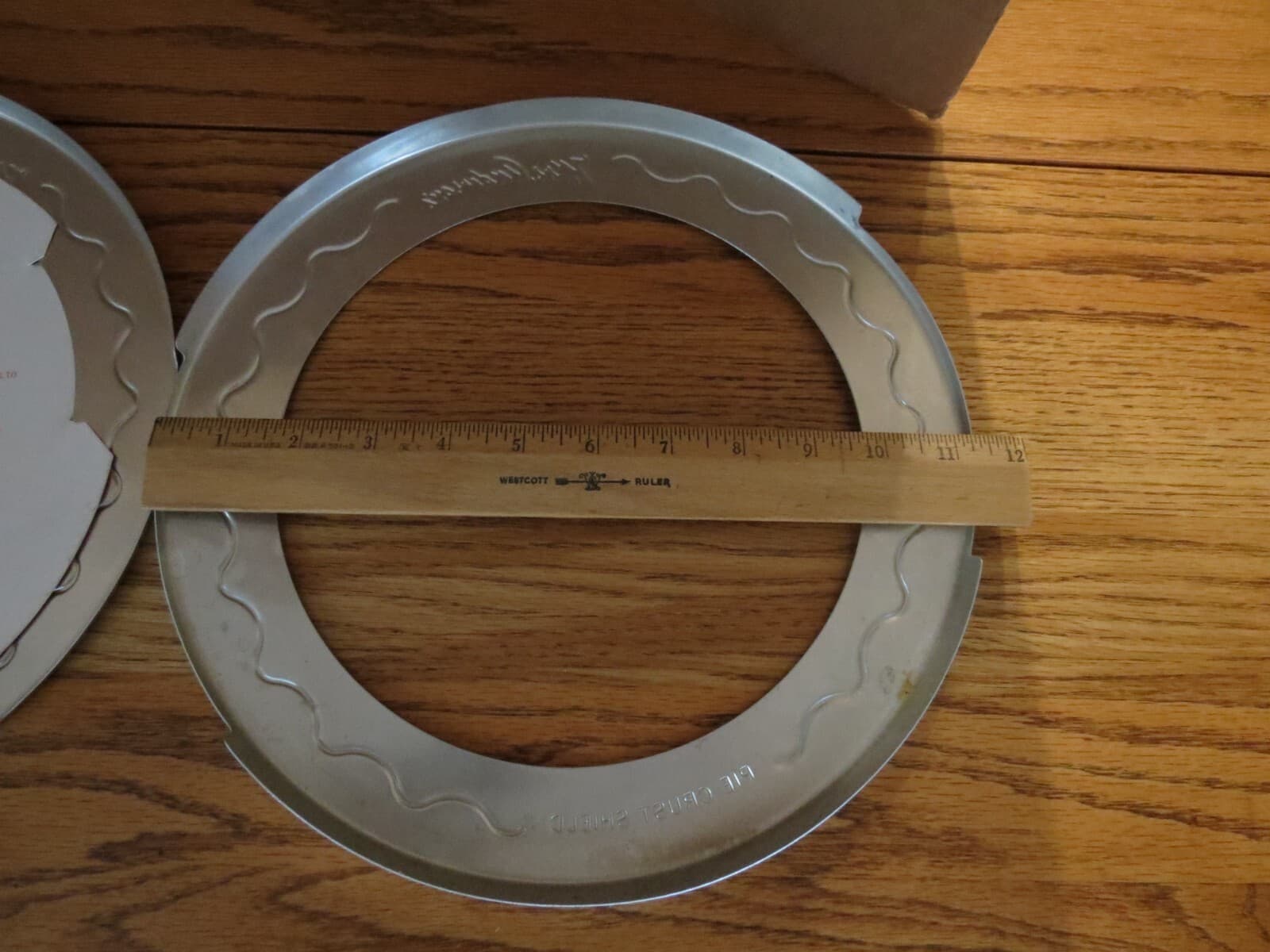 Vintage MRS ANDERSON’S Pie Crust Shields Universal Size 9” 10” 11” Set of 2 4