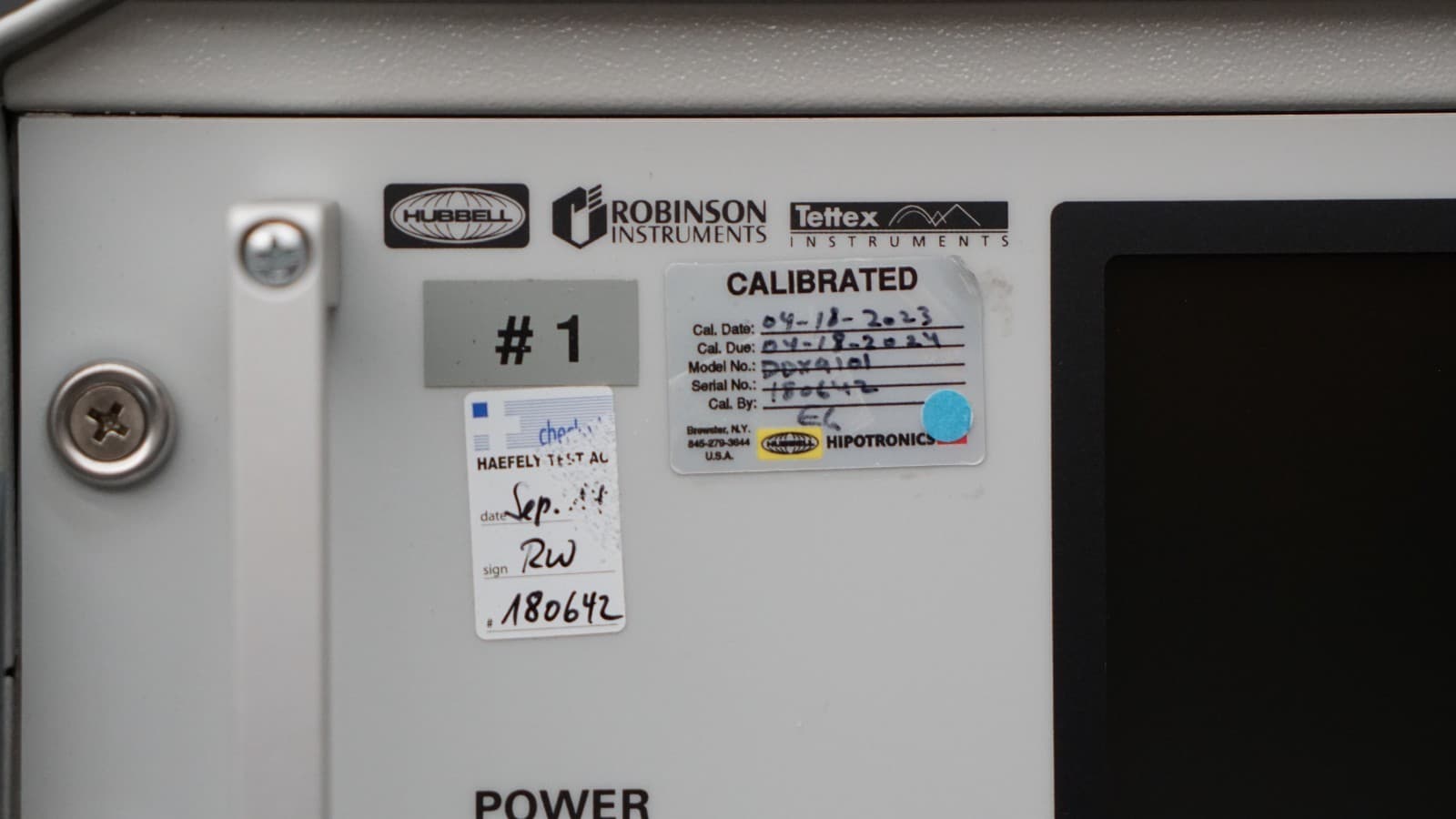 Hubbell DDX-9101 Digital Partial Discharge Detector DDX9101 Haefely 3