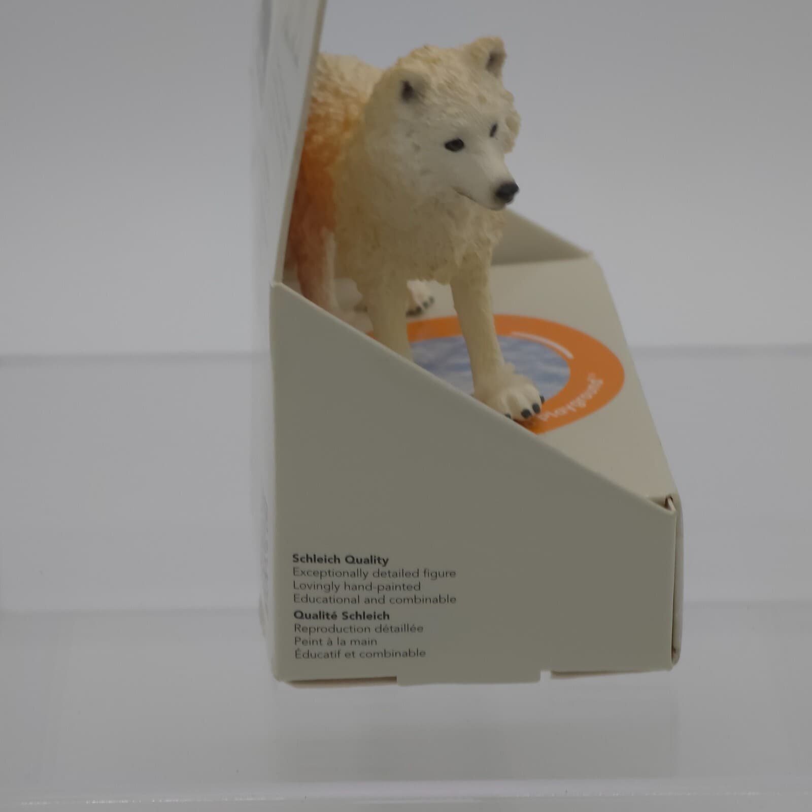 Schleich Arctic Wolf Adult Figure Wildlife 2014 White Wolves 14742 Retired NOS 4