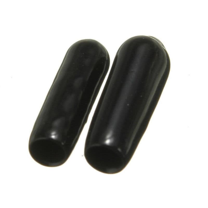 100pcs 3mm Black Rubber Aerial Antenna Caps RC Accessories End Plug Tube Cover 3