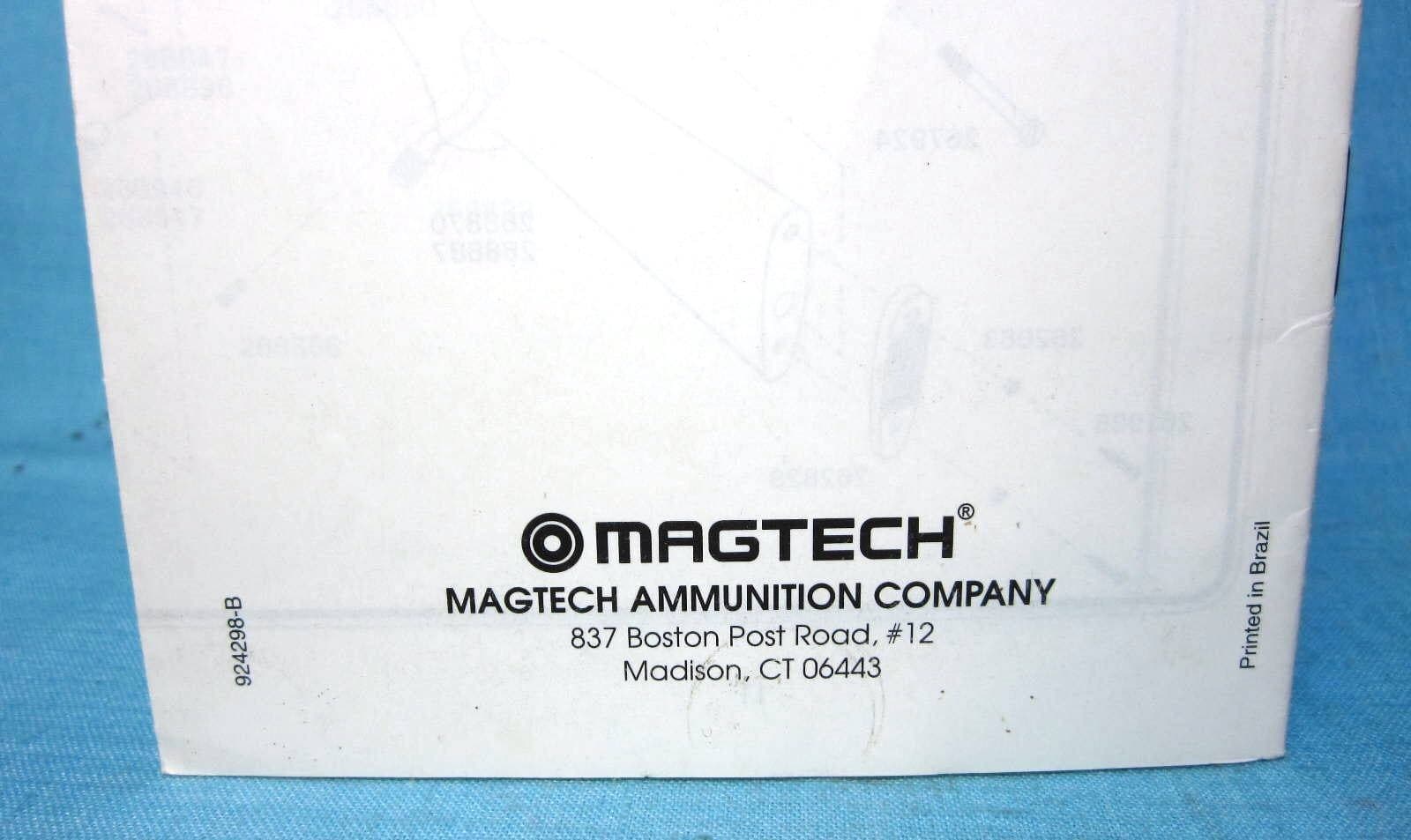 MagTech Single Barrel Model 199 Shotgun Owners Manual 5