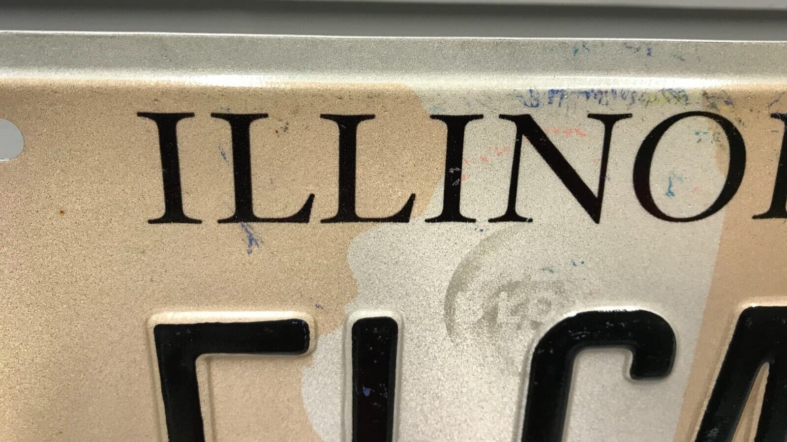 Illinois Antique Vehicle Vanity License Plate 1 ELCAM Chevy El Camino EXPIRED 5