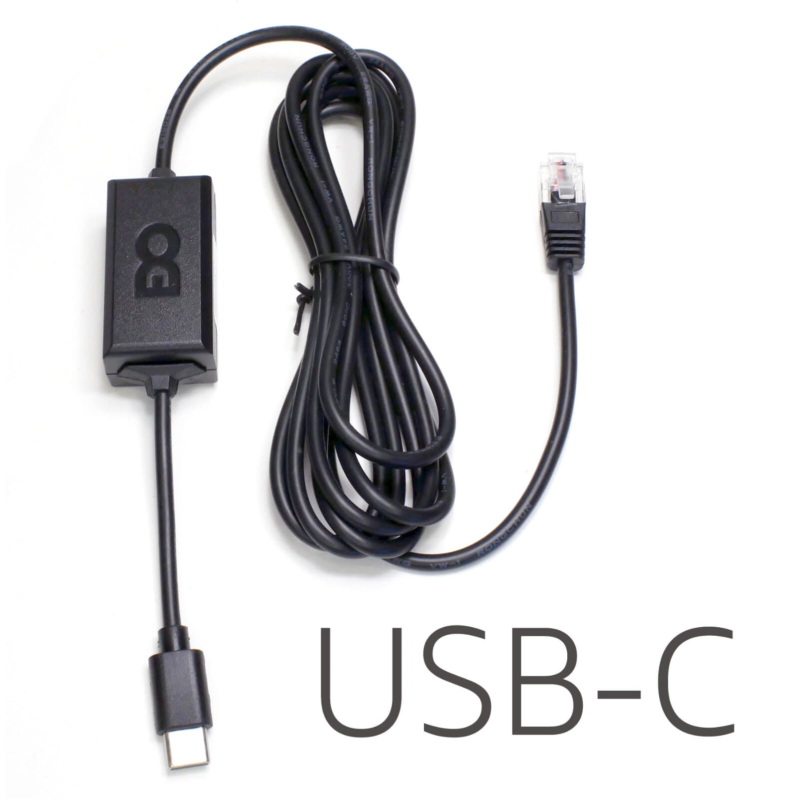 USB-C RJ11 Power Cord Cable for Beltronics / Valentine One V1 Gen1 & Gen2 Radar