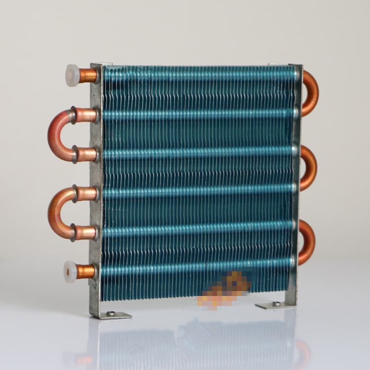 1pcs Micro Radiator Condenser Copper Tube Evaporator 12CM FAN CP1X6X120 3