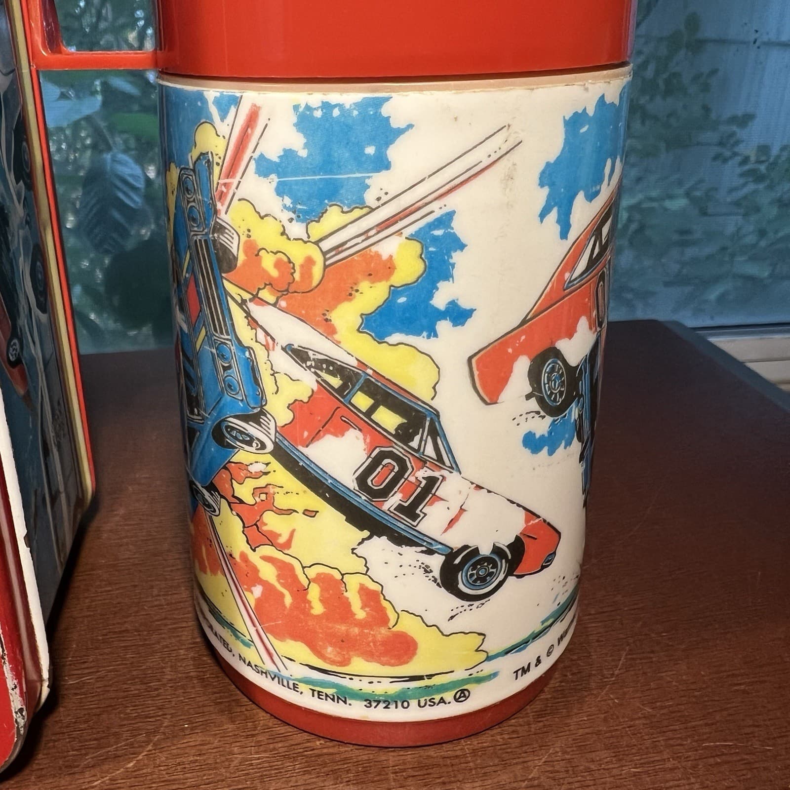 Vintage 1980 The Dukes Of Hazzard Aladdin Metal Lunch Box With Thermos Daisy 4
