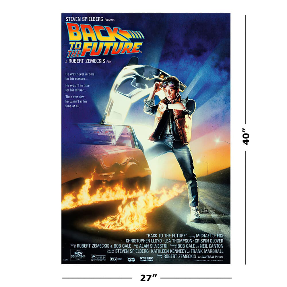 Back To The Future - Movie Poster (Regular Style) (Size: 27" X 40") 2