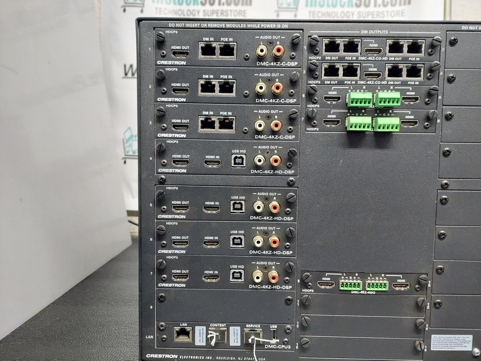 Crestron DM-MD16X16-CPU3 Digital Media Switcher 3