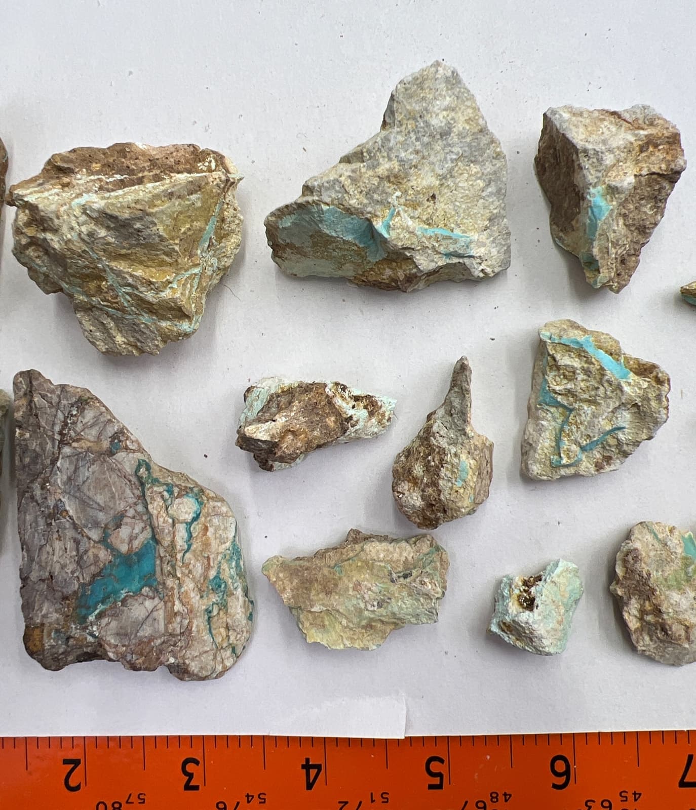 Turquoise Old Royston rough with matrix NATURAL no hardening (1,325  carats) 3