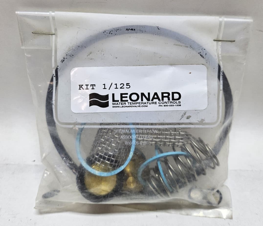 Leonard Water Temperature Controls Kit 1/125 Valve Packings Gaskets 6