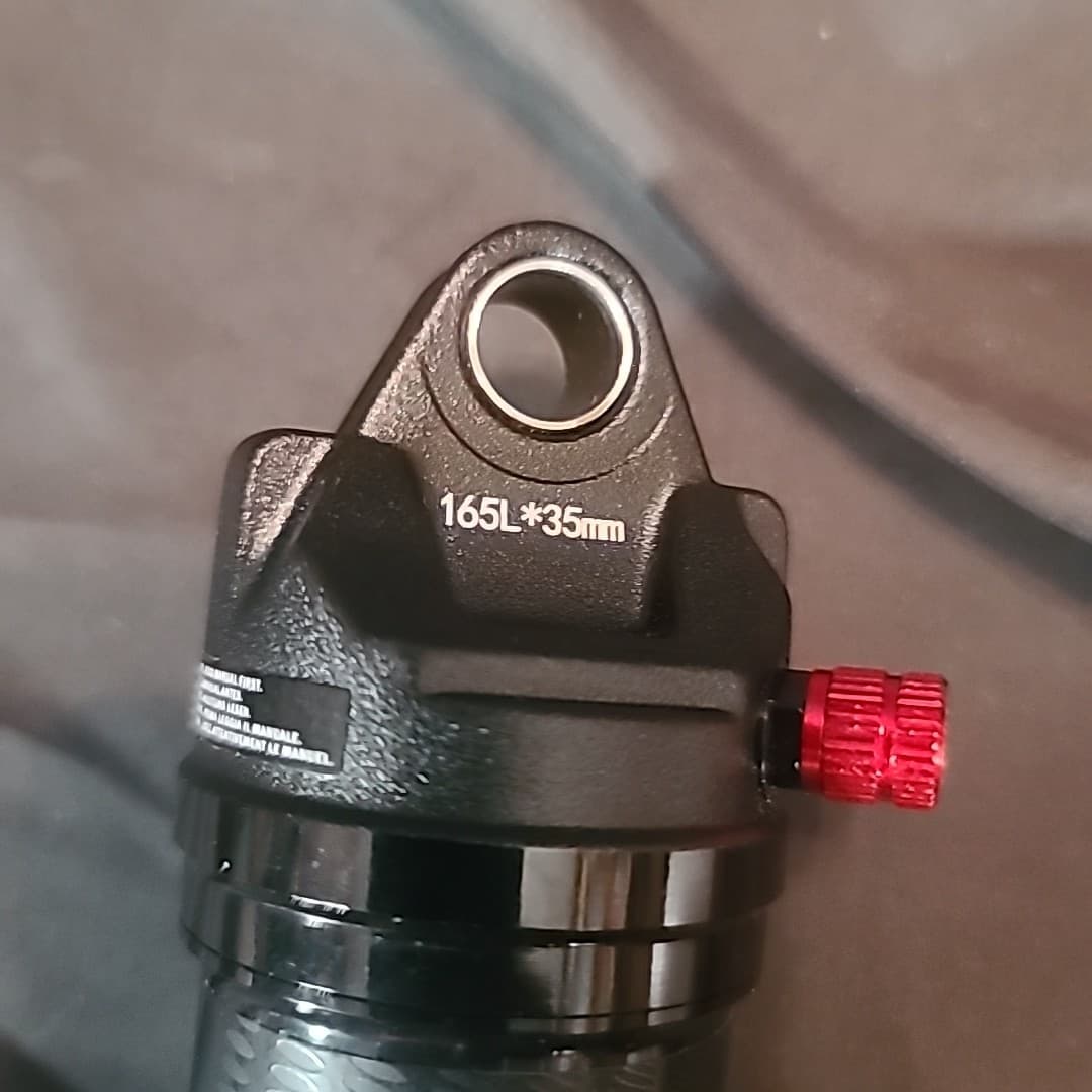 MEROCA Air Shock Suspension Mountain Bike Bicycle Rear Shock 165L *35mm 5