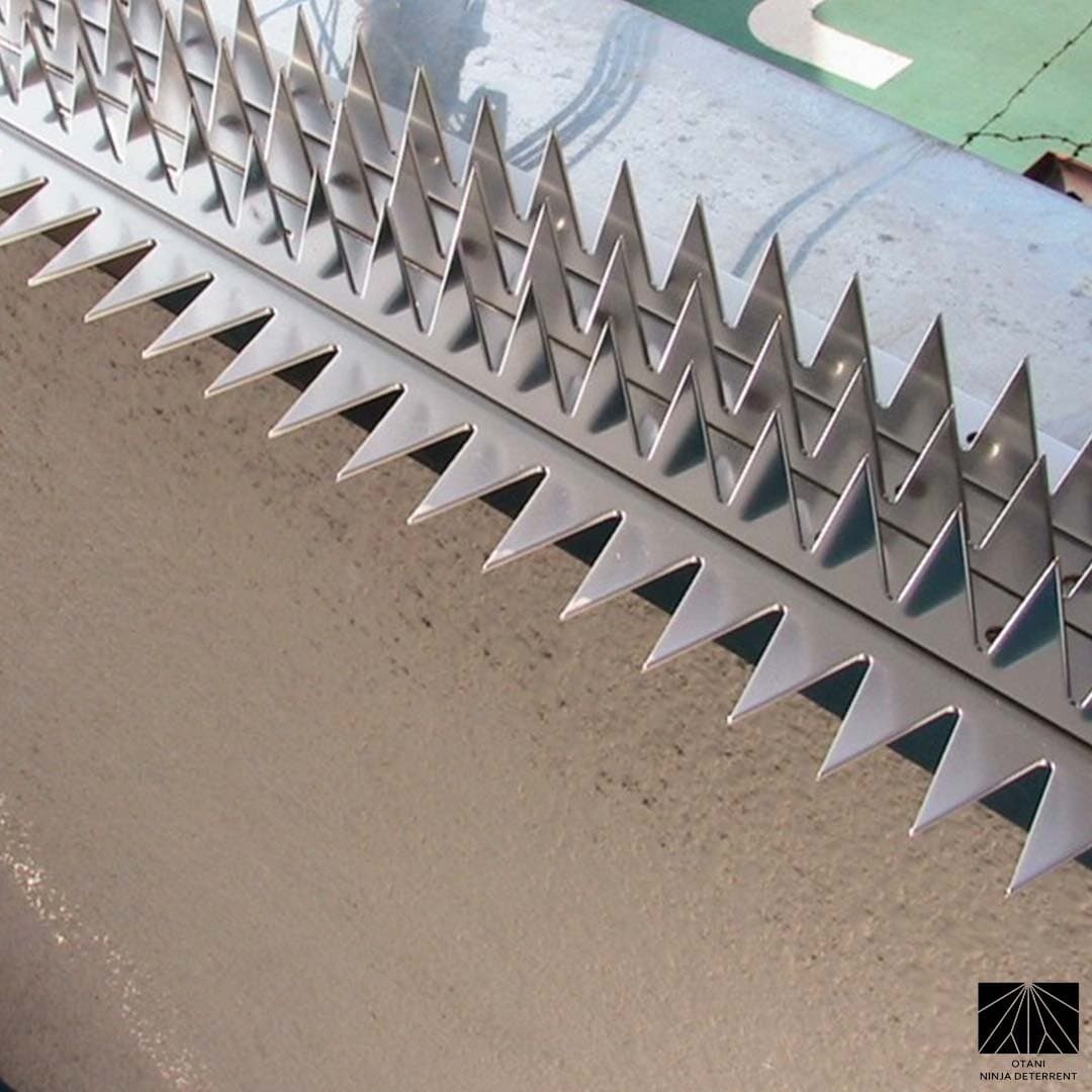 GizaGiza Single Bladed White Otani Ninja Deterrent Security Fence Spikes 4