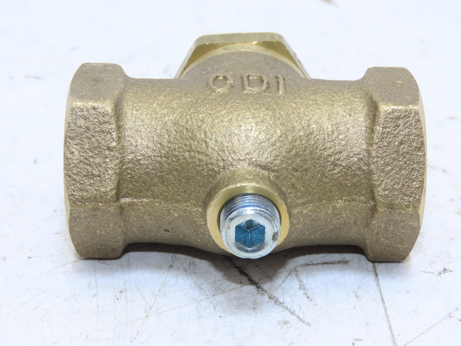 CONTROL DEVICES CB50 Check Valve Air Brass 1/2 in (F) NPT 250 psi Pressure 2