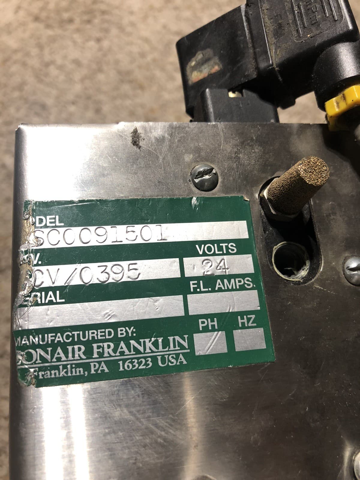 Conair CV Proportional Valve SCC Common Line 5