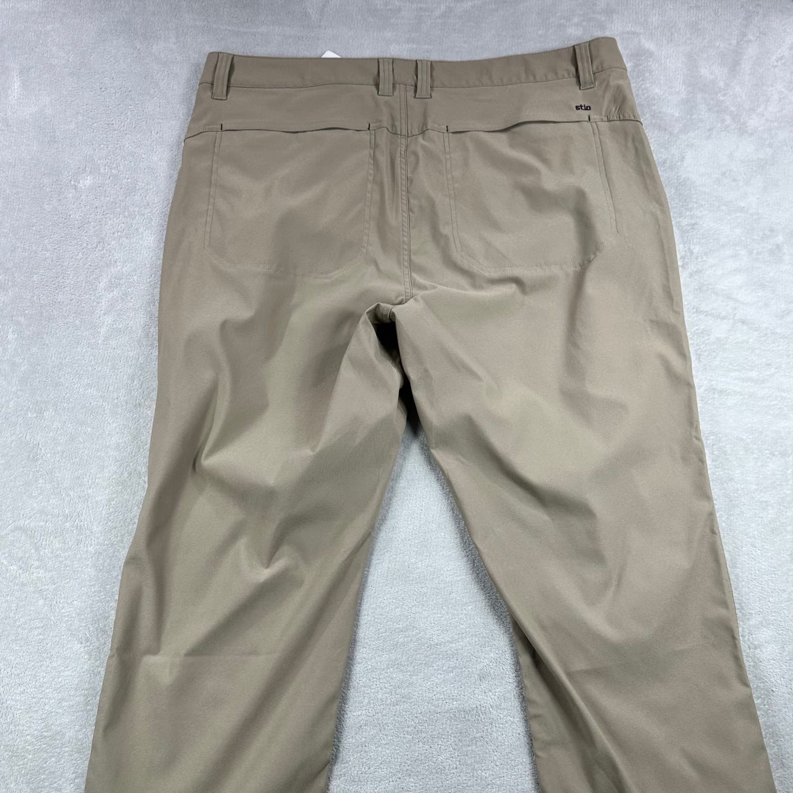 Stio Coburn Pants Mens 40L Khaki Performance Stretch Outdoors Hiking Camping NWT 5