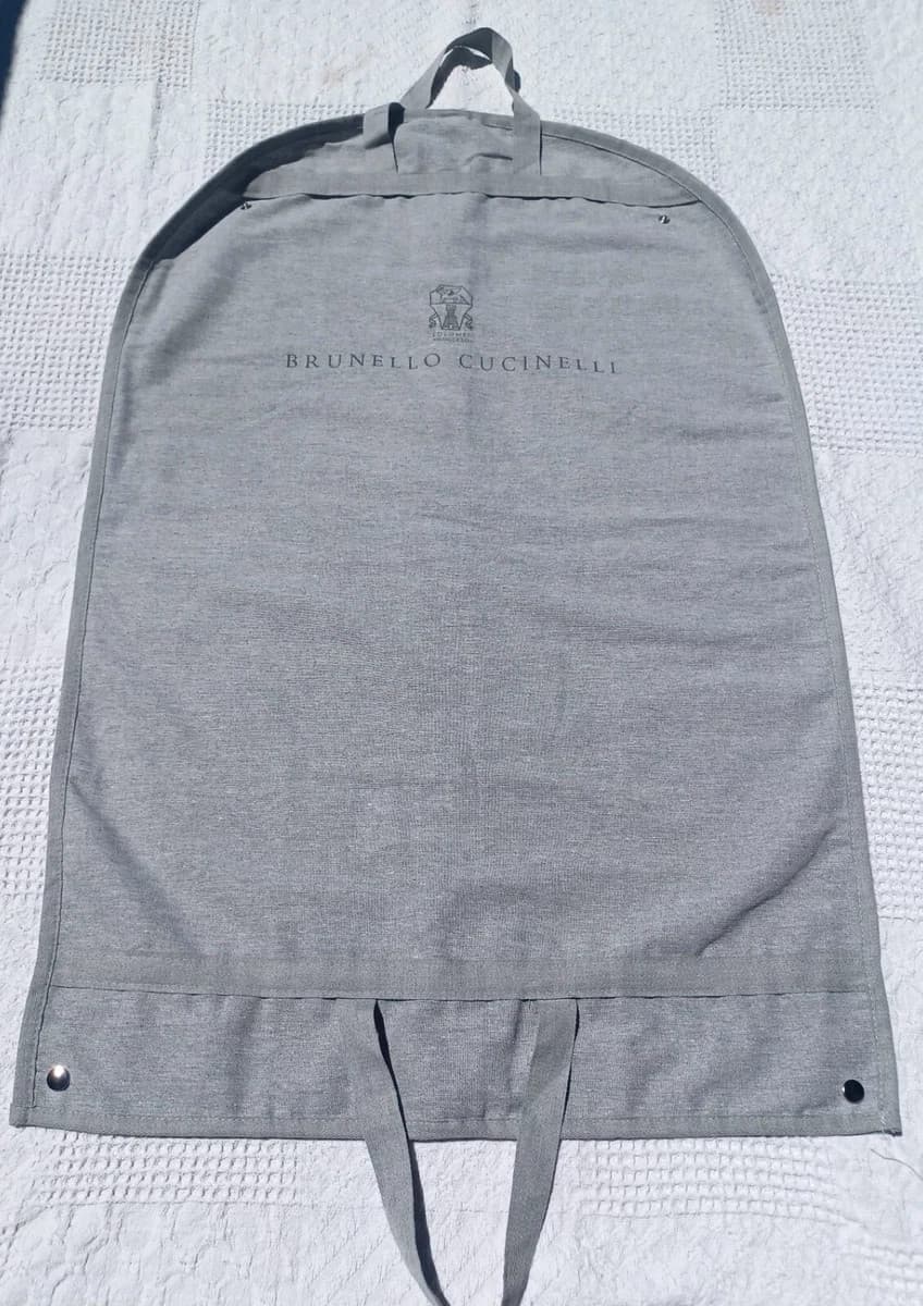 One BRUNELLO CUCINELLI Cotton Canvas Garment Travel Storage Dust Bag 34×21" 2