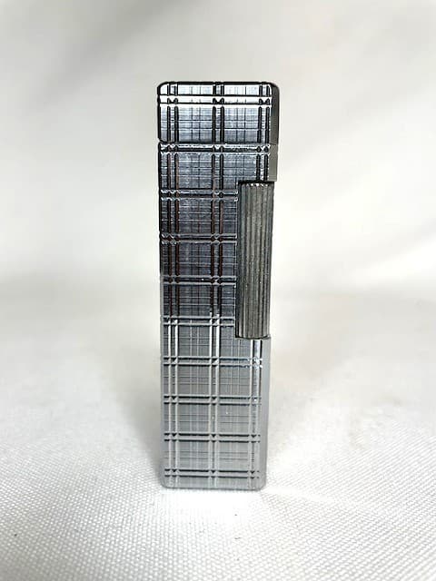 Vintage COLIBRI Butane Pocket Lighter Siver Chrome No Damage, Not Tested, Deco 2