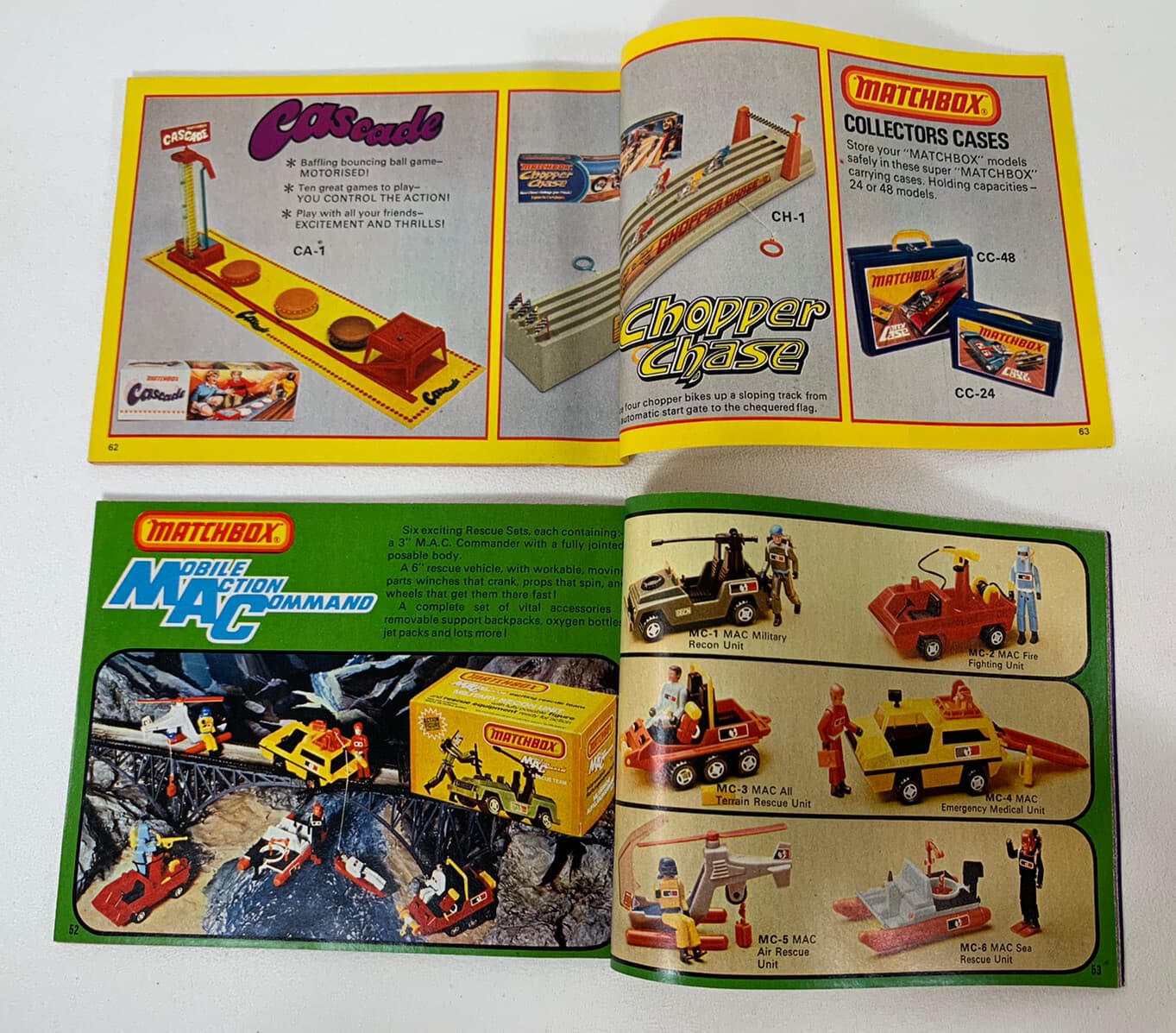 2 Matchbox Collector's Catalogs 1975 - 1976  U.S.A. Editions Booklet Catalog 6