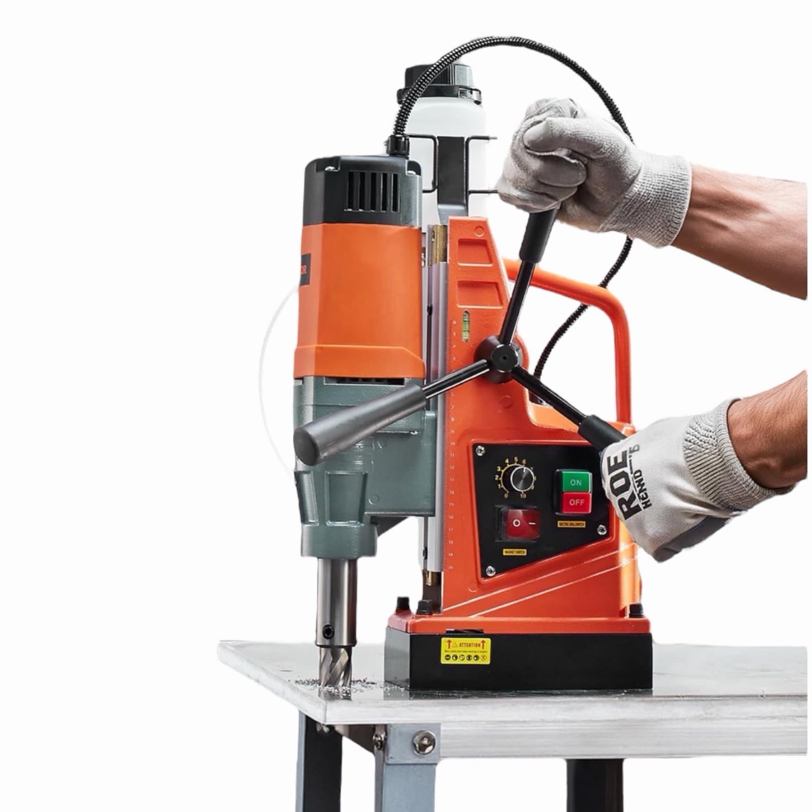 Vevor D8860 Magnetic Base Drill Press 1200W 110V 1.57” Boring 550RPM – Open Box