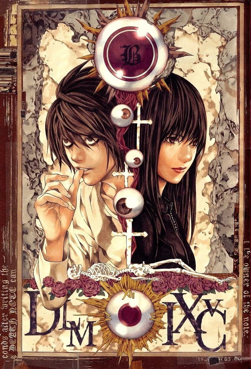 DEATH NOTE L & NAOMI MISORA ANIME & MANGA Poster print 11"x17" home decor 6